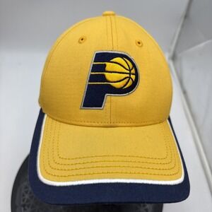 Indiana Pacers NBA Strapback Main Gate Embroidered Baseball Hat Cap LUCAS OIL